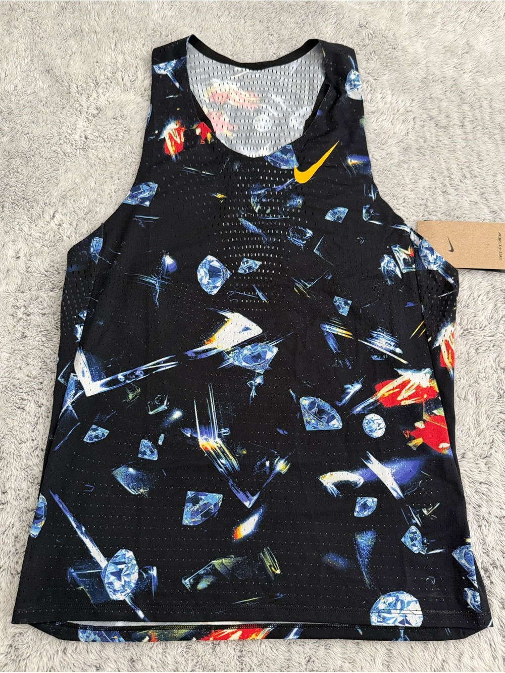 New Nike AeroSwift Dri-FIT ADV Running Singlet IF2072-010 Men’s Sz Small